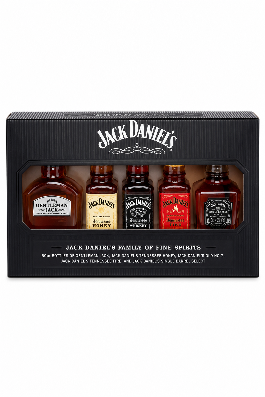 Jack Daniel'S Family Pack Whisky Mignon 5 cl Gift Box