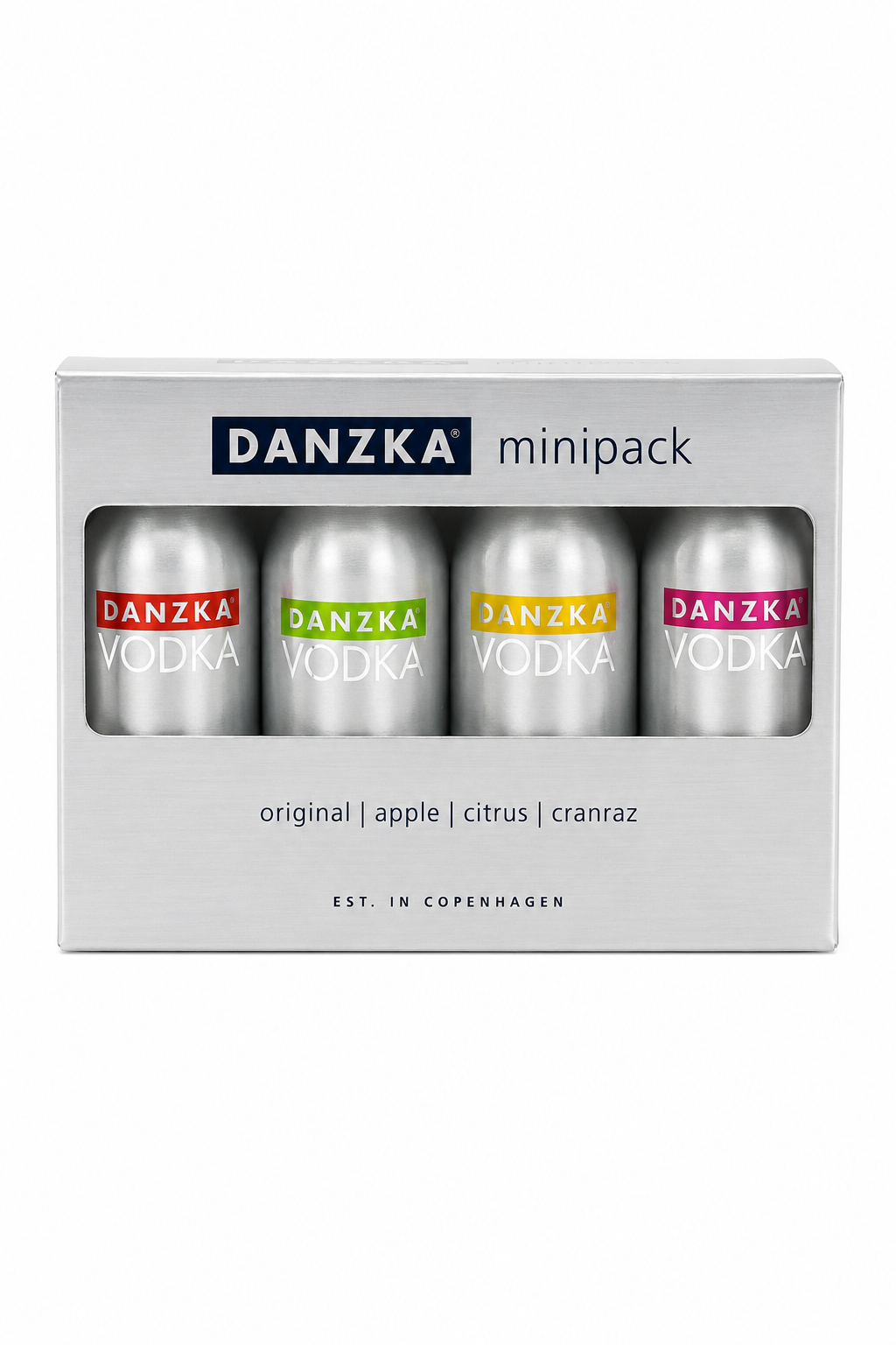 Danzka 4 Gusti Vodka Mignon 5 cl Gift Box