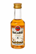 Bacardi Añejo Cuatro Rum Mignon 5 cl